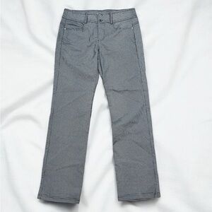 NWT BRENDA BEDDOME Straight Leg Pant 607A Houndstooth Black White Size 31